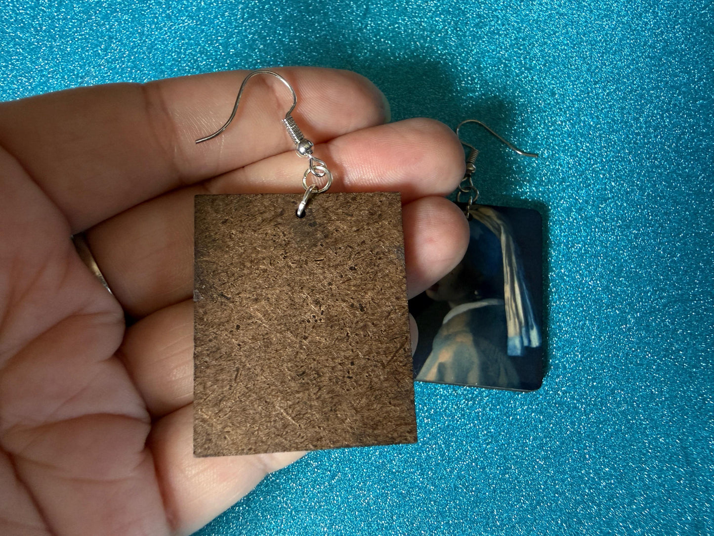 Starry Night Earrings: Laser Cut Acrylic Paintings, Van Gogh Immersive Experience, Famous Painting, Moon, Stars, Best Gifts for Her/Him/Them