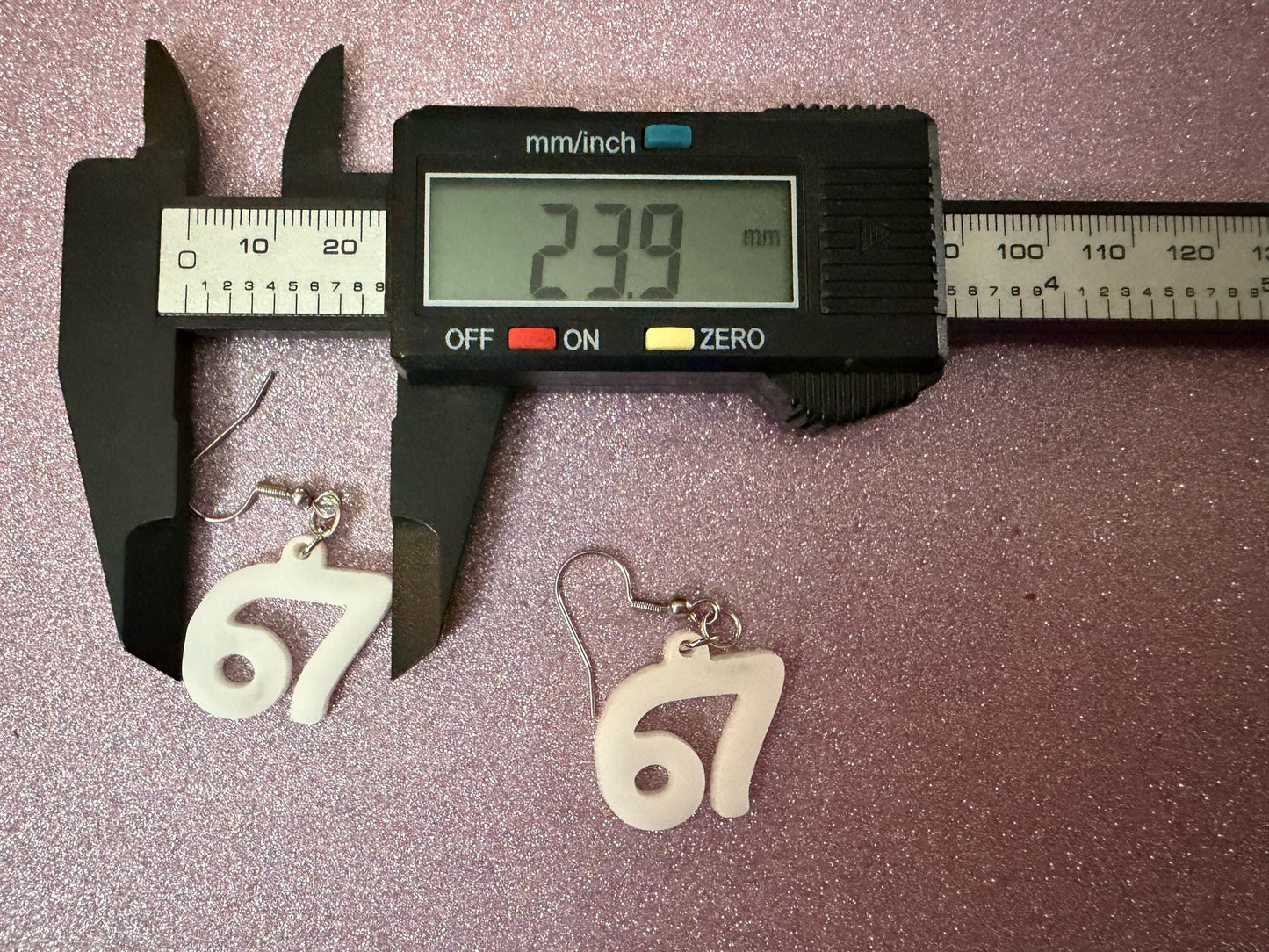 6 7 Meme Number Earrings: Laser Cut Numbers, six Seven, Math Teacher Gift, Anniversary, Novelry, Mainstream, Best Gifts for Her/Him/Them