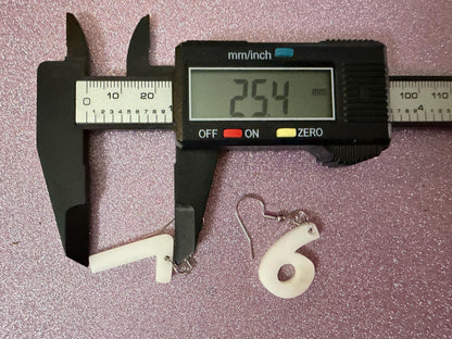 6 7 Meme Number Earrings: Laser Cut Numbers, six Seven, Math Teacher Gift, Anniversary, Novelry, Mainstream, Best Gifts for Her/Him/Them