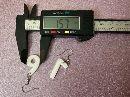 6 7 Meme Number Earrings: Laser Cut Numbers, six Seven, Math Teacher Gift, Anniversary, Novelry, Mainstream, Best Gifts for Her/Him/Them