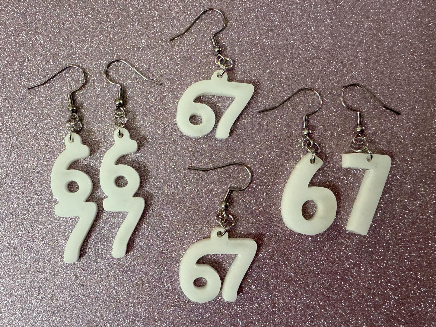 6 7 Meme Number Earrings: Laser Cut Numbers, six Seven, Math Teacher Gift, Anniversary, Novelry, Mainstream, Best Gifts for Her/Him/Them