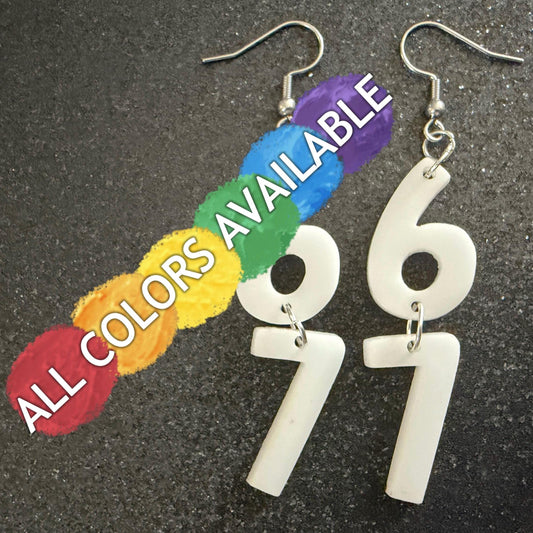 6 7 Meme Number Earrings: Laser Cut Numbers, six Seven, Math Teacher Gift, Anniversary, Novelry, Mainstream, Best Gifts for Her/Him/Them