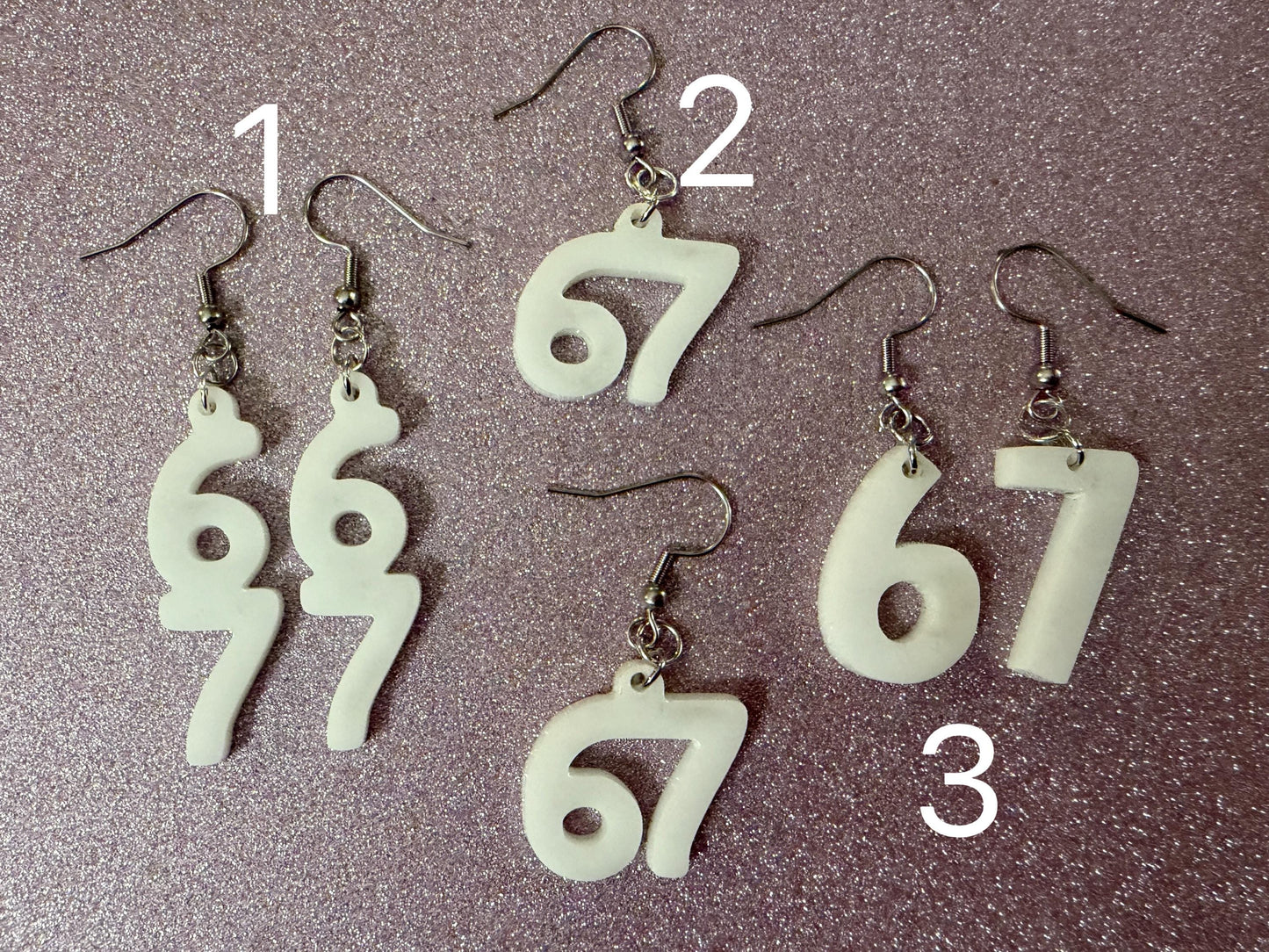 6 7 Meme Number Earrings: Laser Cut Numbers, six Seven, Math Teacher Gift, Anniversary, Novelry, Mainstream, Best Gifts for Her/Him/Them