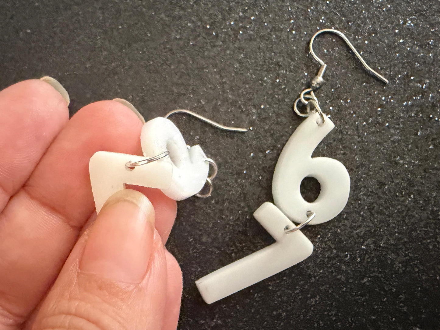 6 7 Meme Number Earrings: Laser Cut Numbers, six Seven, Math Teacher Gift, Anniversary, Novelry, Mainstream, Best Gifts for Her/Him/Them