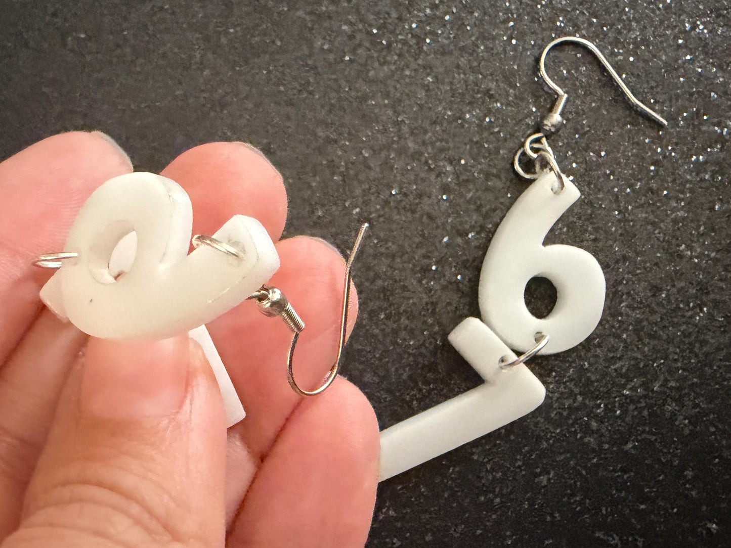 6 7 Meme Number Earrings: Laser Cut Numbers, six Seven, Math Teacher Gift, Anniversary, Novelry, Mainstream, Best Gifts for Her/Him/Them