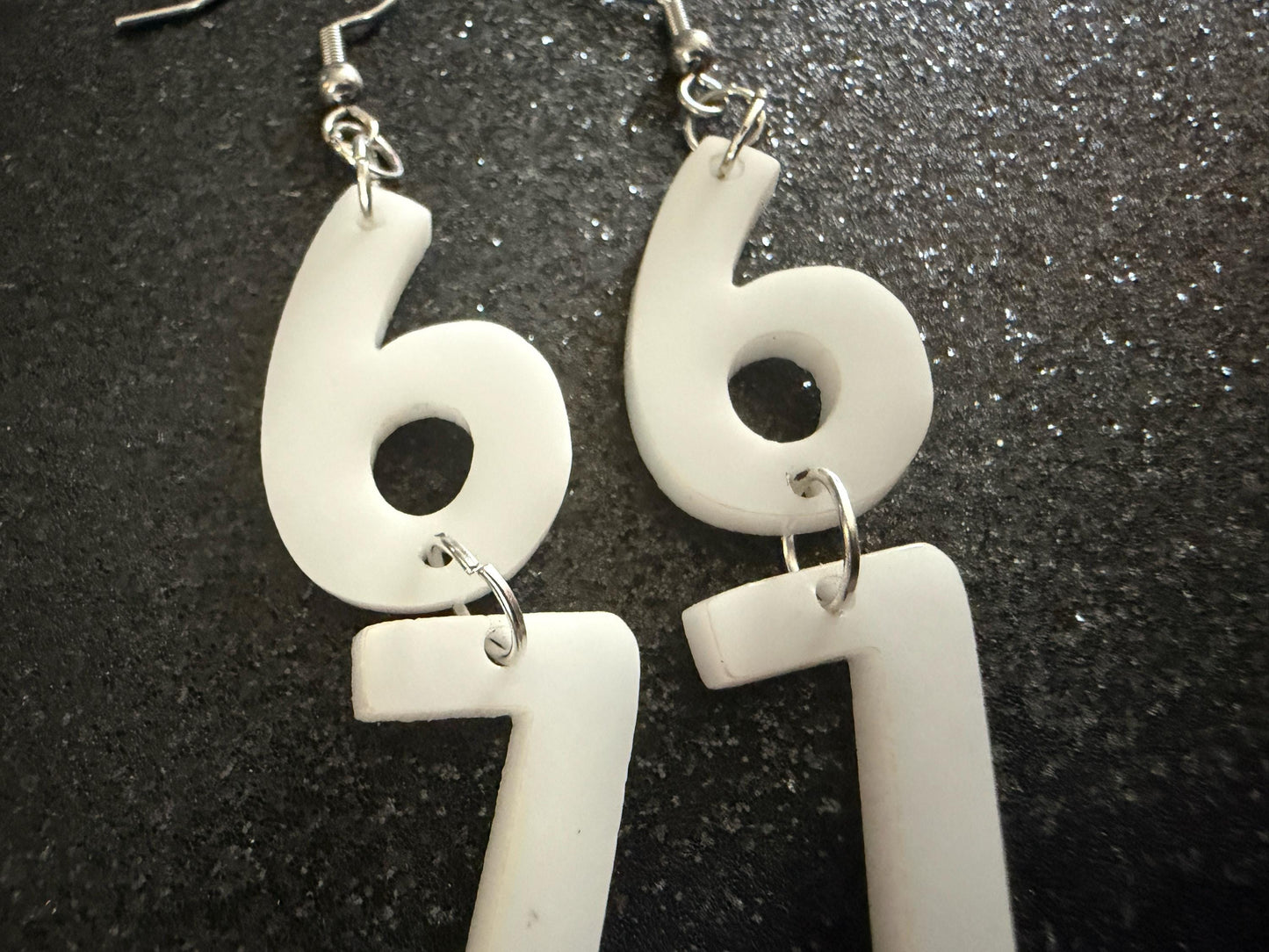 6 7 Meme Number Earrings: Laser Cut Numbers, six Seven, Math Teacher Gift, Anniversary, Novelry, Mainstream, Best Gifts for Her/Him/Them
