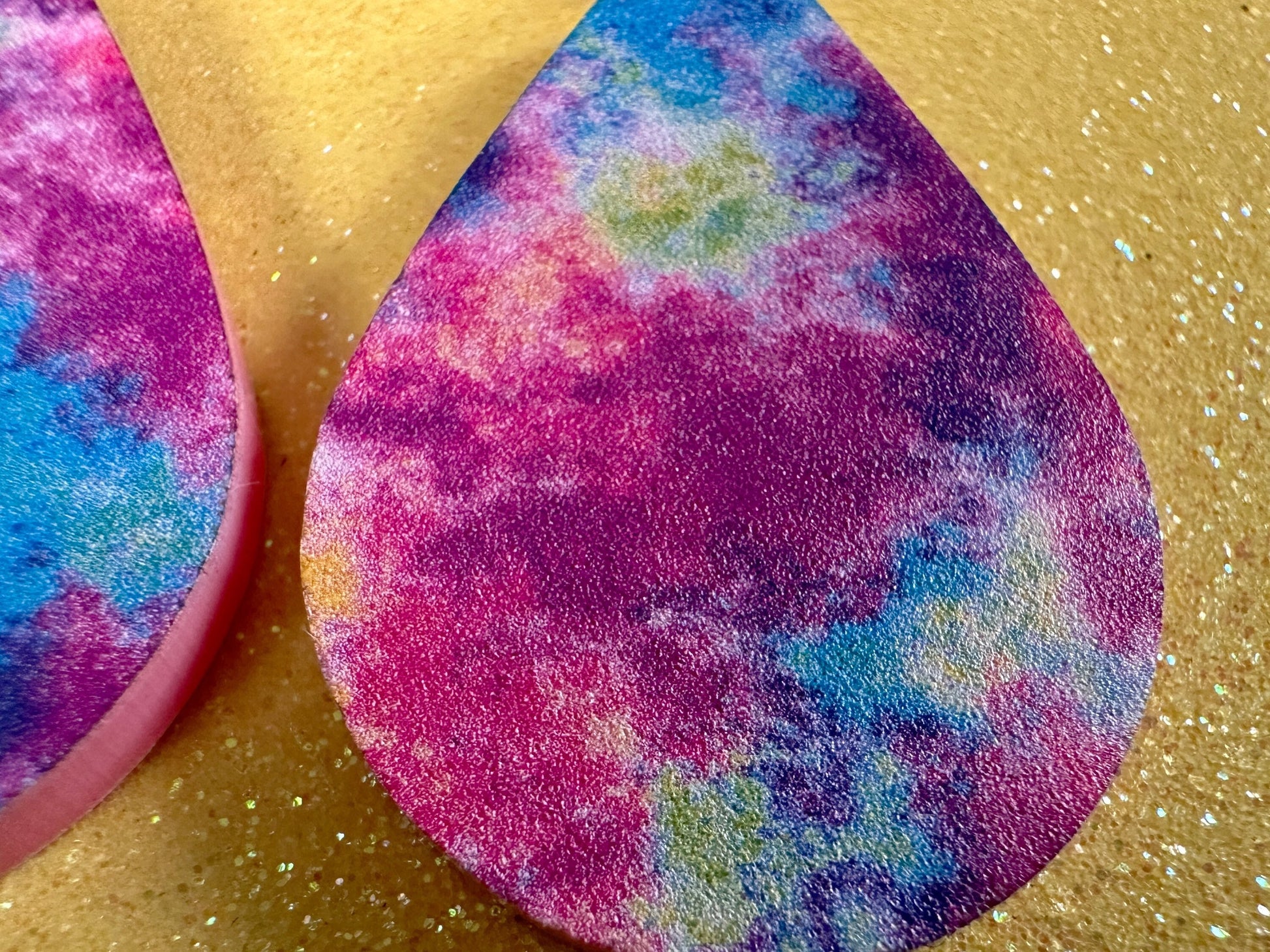 Acrylic Pour Earrings: Laser Cut Acrylic Rainbows, Colorful, Paint Splatter, Psychedelic, Magic, Pride, Art, Paint, Gifts for Her/Him/Them