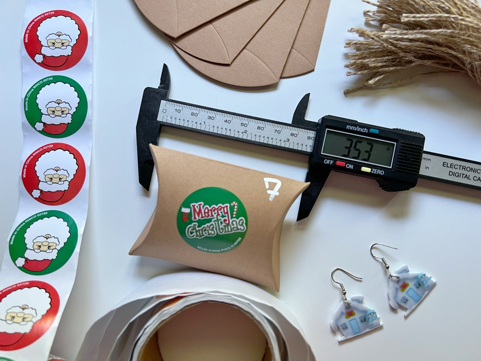 Advent Calendar (Earring-licious): 12 Days of Christmas Earrings, Christmas Gift, Present, Gifts for Her/Him/Them