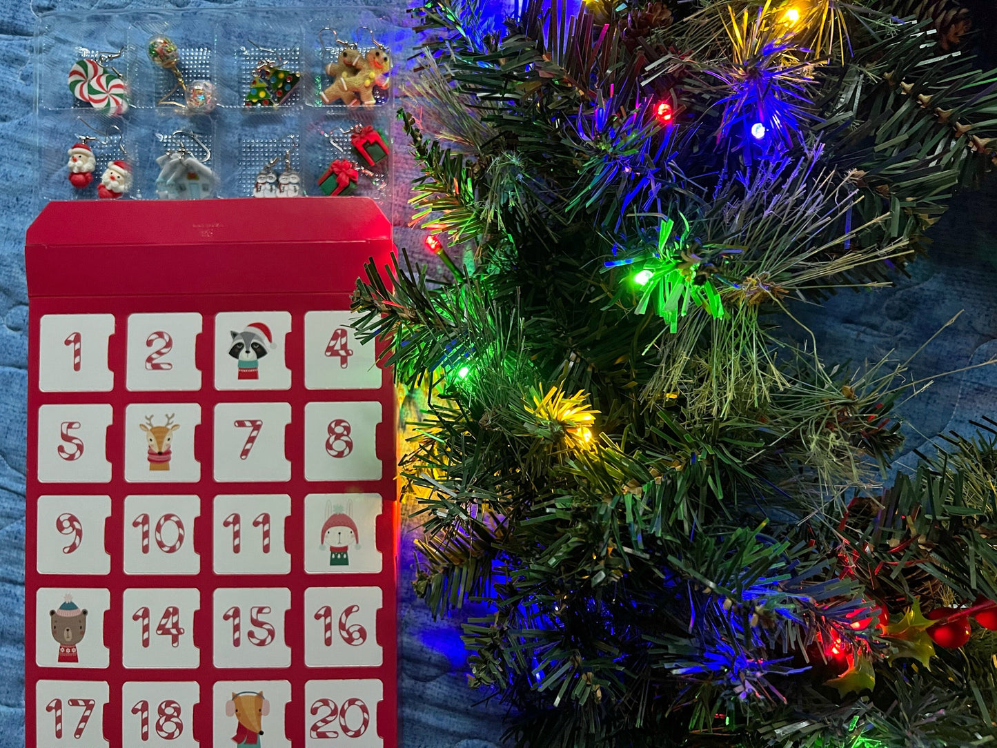 Advent Calendar (Earring-licious): 24 Days of Christmas Earrings, Christmas Gift, Present, Gifts for Her/Him/Them