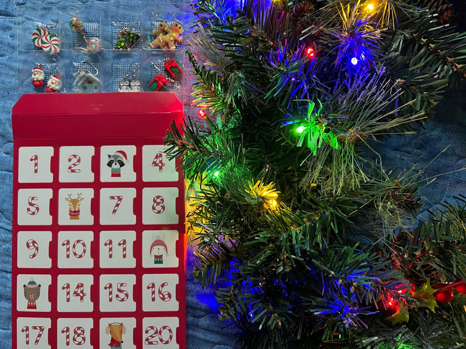 Advent Calendar (Earring-licious): 24 Days of Christmas Earrings, Christmas Gift, Present, Gifts for Her/Him/Them