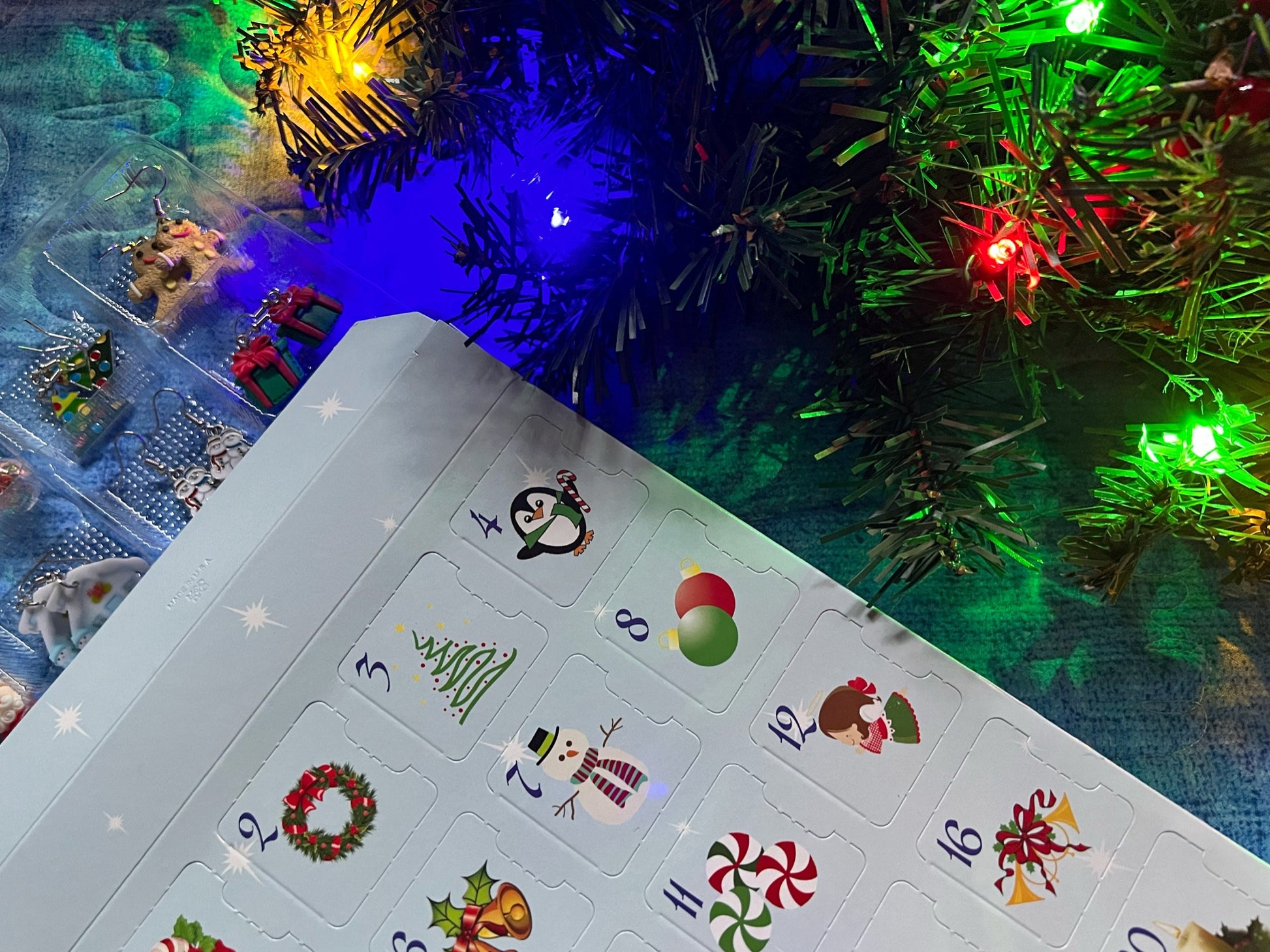 Advent Calendar (Earring-licious): 24 Days of Christmas Earrings, Christmas Gift, Present, Gifts for Her/Him/Them
