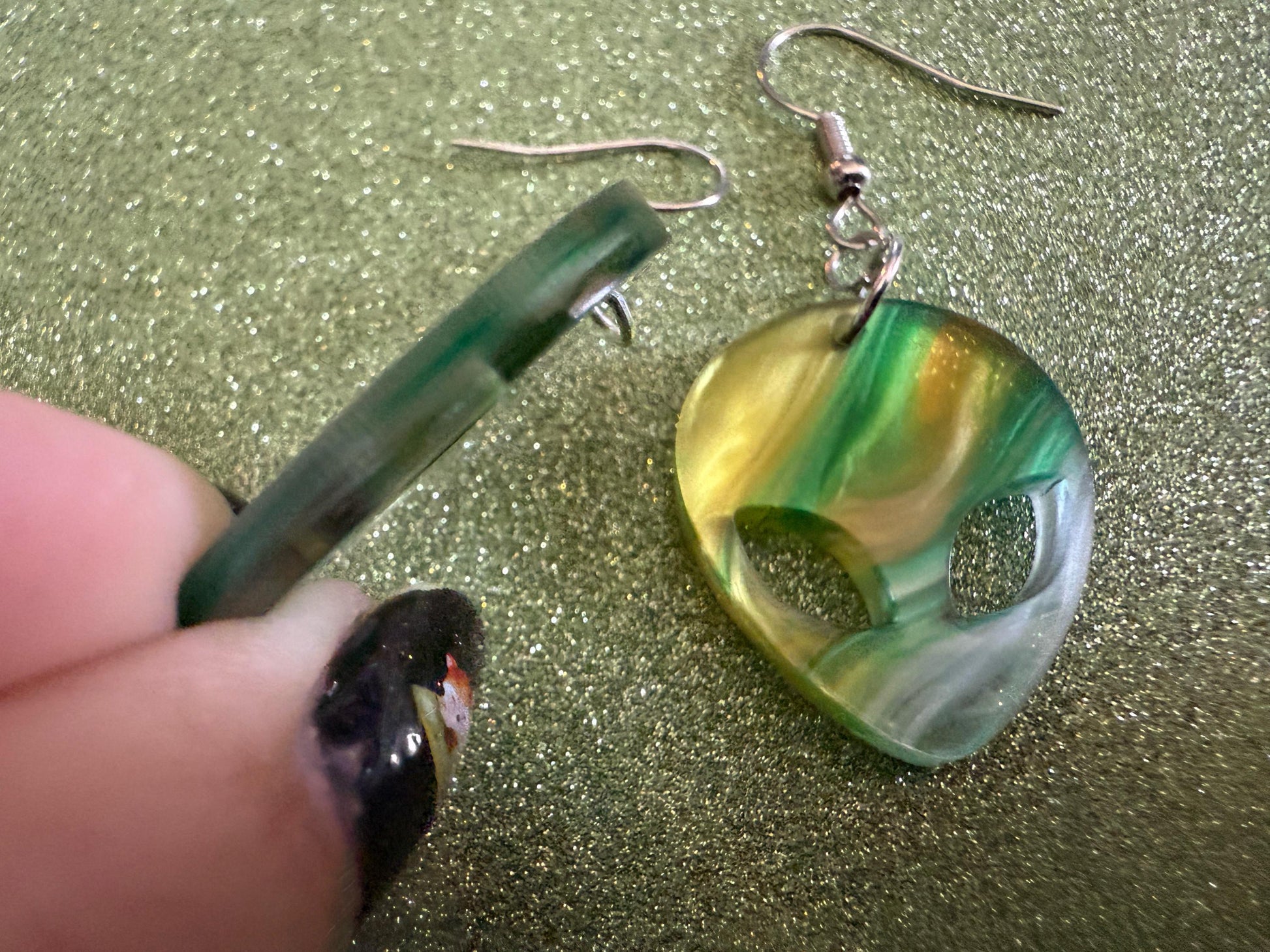 Alien Earrings: Laser Cut Acrylic Aliens, Cow Abduction, Area 51, Aliens, Extraterrestrial, Astronomy, Gag Gift, Gifts for Her/Him/Them