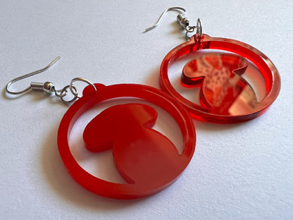 Amanita Mushroom Earrings: Mycology, Foraging, Laser Cut Acrylic Mushroom Jewelry, Plants, Whimsical, Fairy, Best Gifts for Her/Him/Them