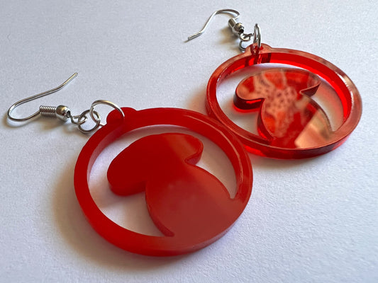 Amanita Mushroom Earrings: Mycology, Foraging, Laser Cut Acrylic Mushroom Jewelry, Plants, Whimsical, Fairy, Best Gifts for Her/Him/Them