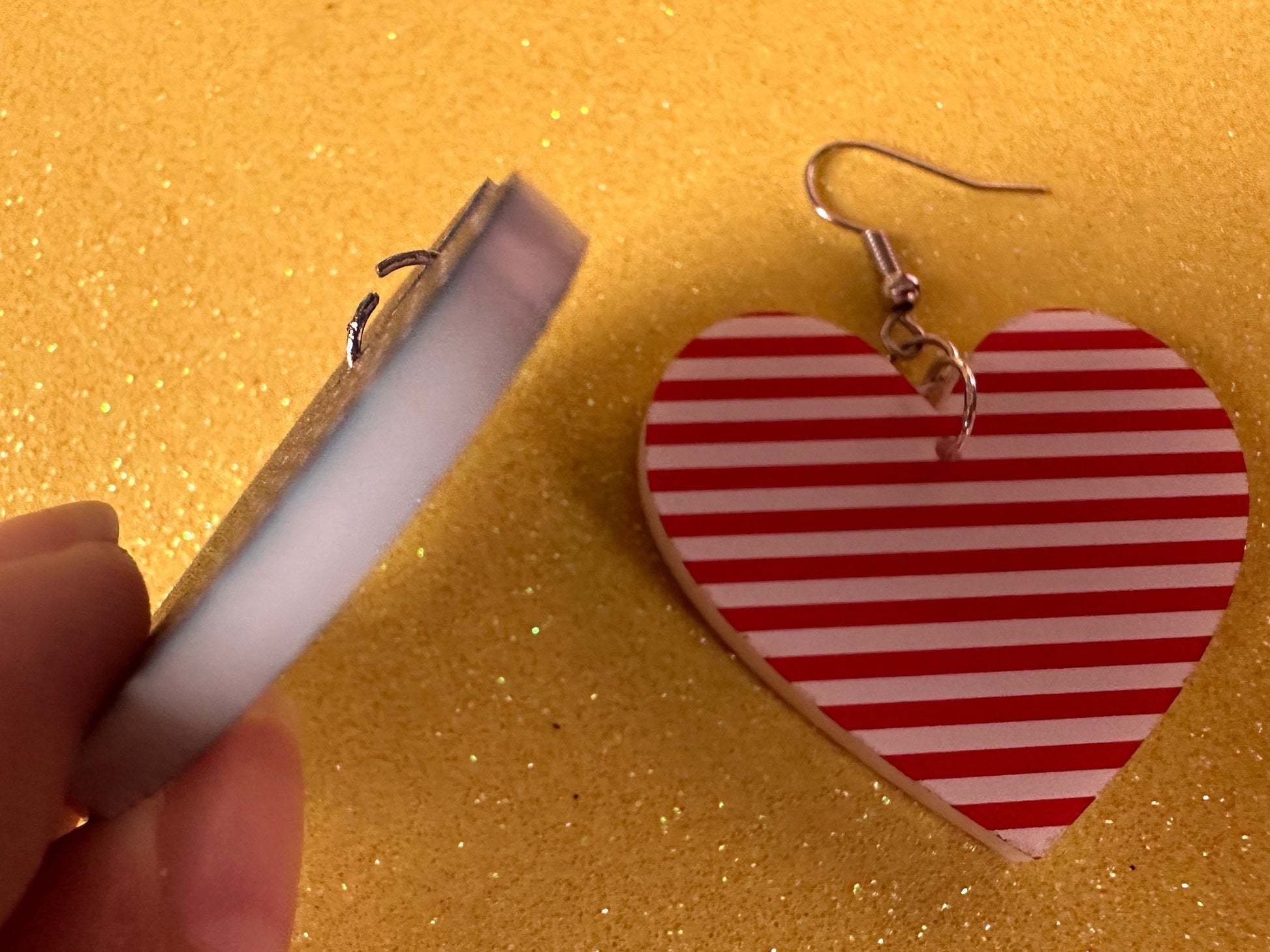 American Flag Earrings: Laser Cut Acrylic USA Flags, July 4th, 4th of July, United States, Patriot, Independence Day, Gifts for Her/Him/Them