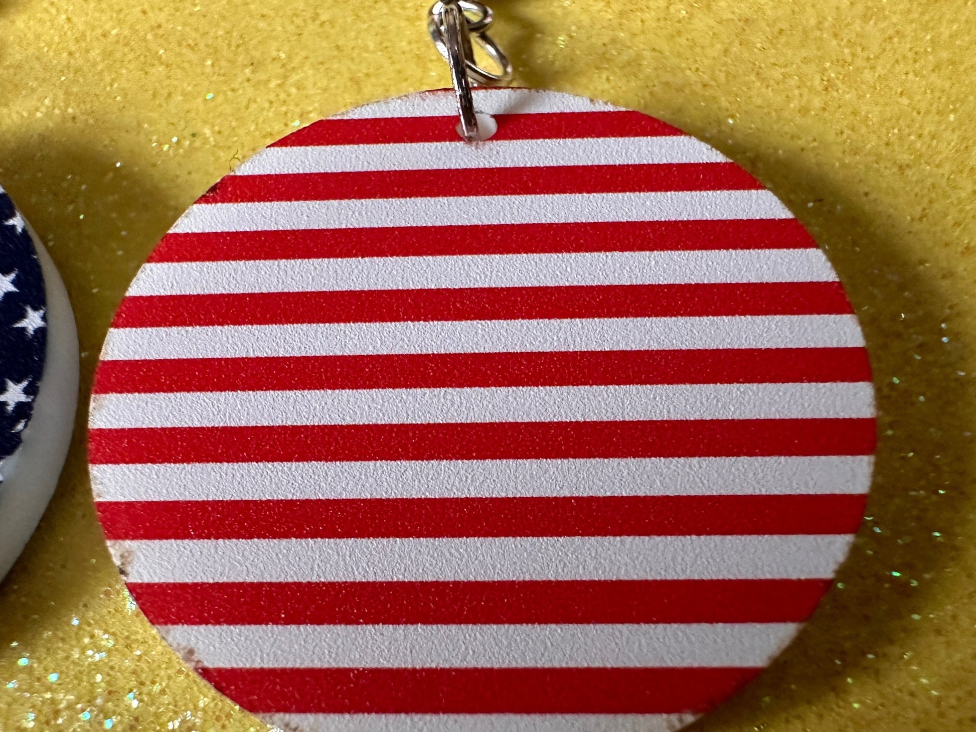 American Flag Earrings: Laser Cut Acrylic USA Flags, July 4th, 4th of July, United States, Patriot, Independence Day, Gifts for Her/Him/Them