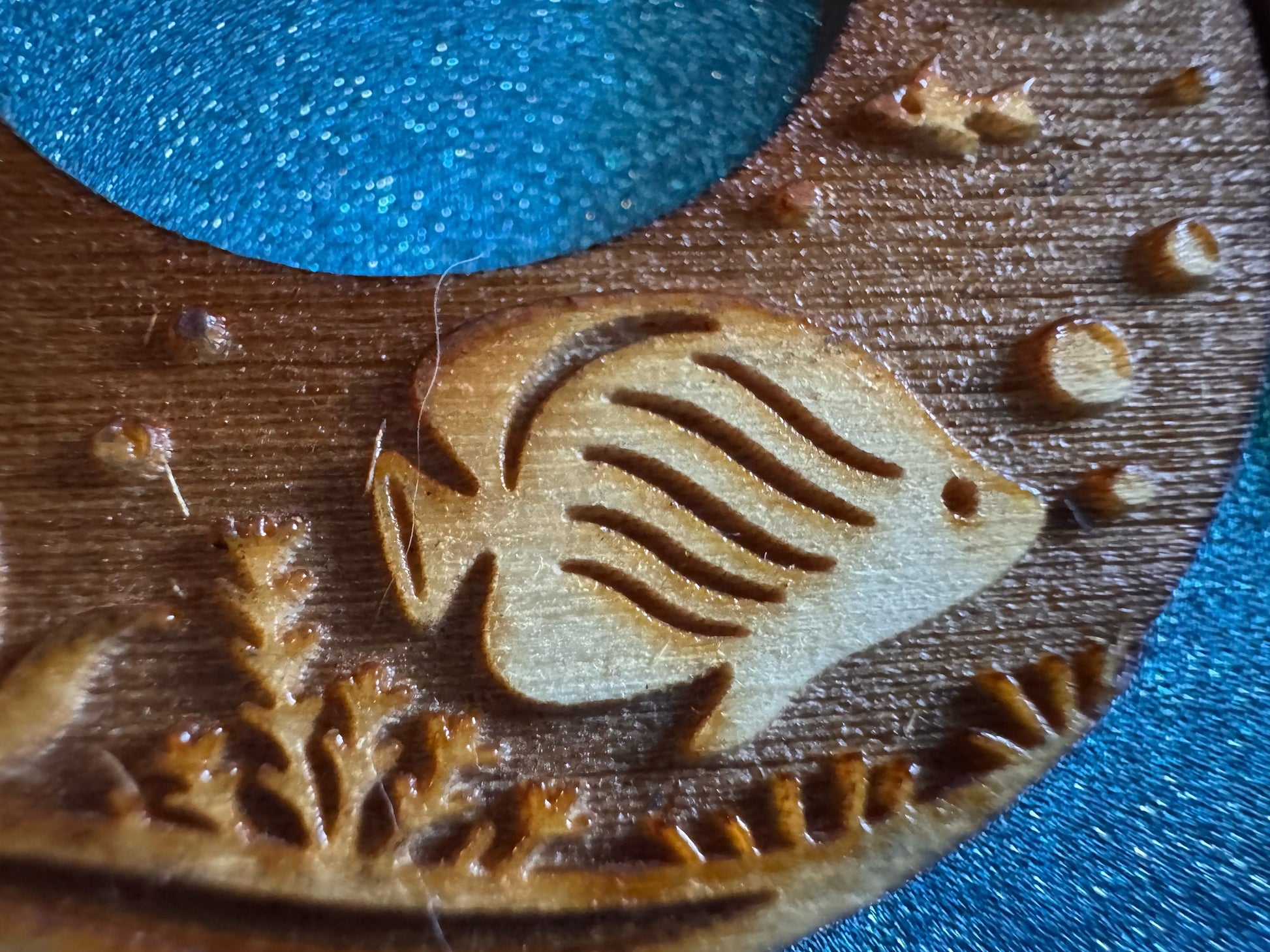 Angel Fish Earrings: Laser Cut Wood Sea Creature, Waves, Ocean, Seaweed, Diving, Tropical Dive, Hawaii, Aquatic, Best Gifts for Her/Him/Them