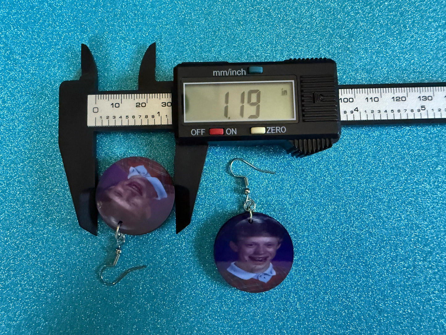 Angry Man with Hands on Hips Meme Earrings: Wooden Sublimated Meme Earrings, Angry Meme, Novelty, Pop Culture, Best Gifts for Her/Him/Them