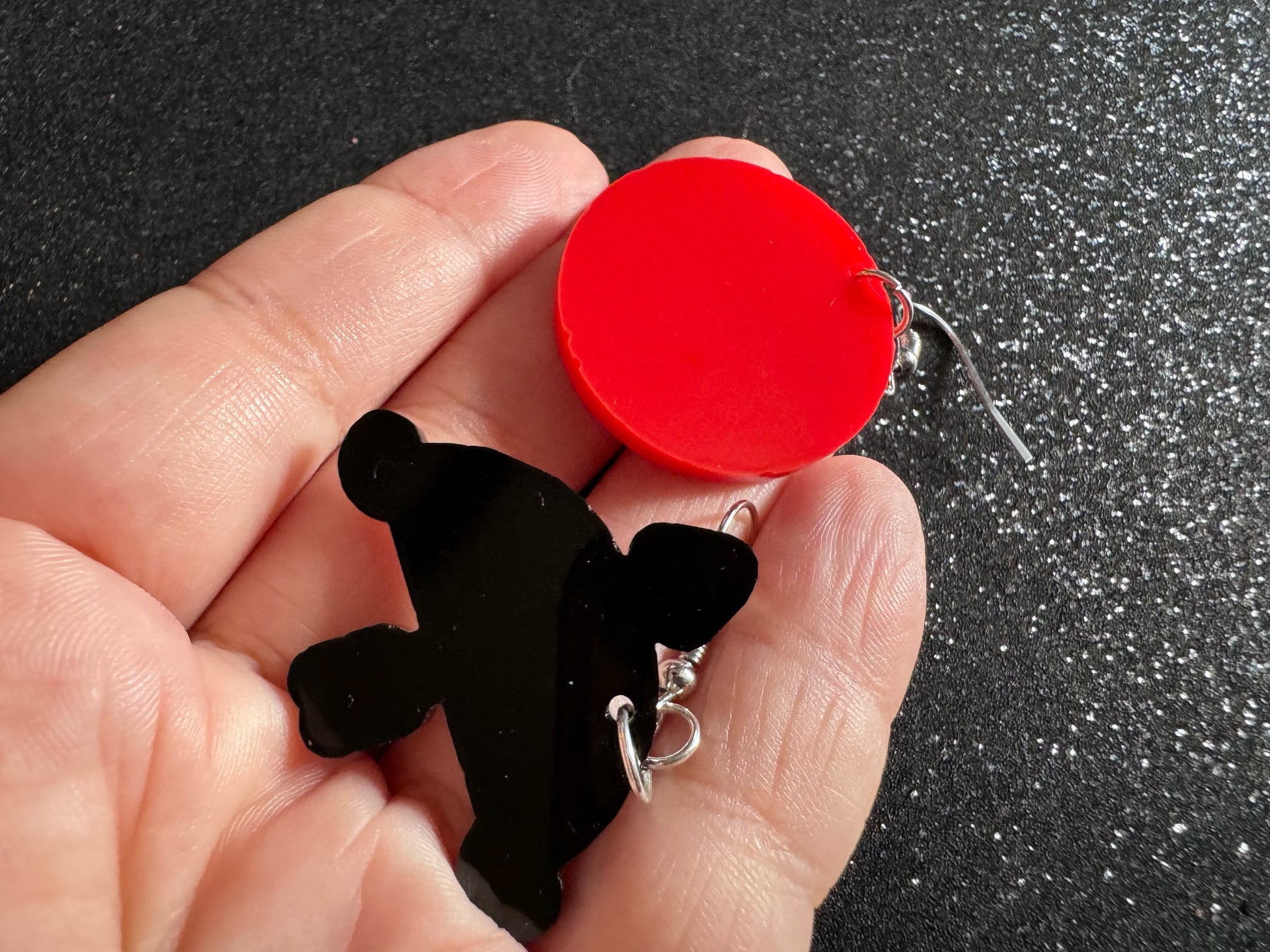 Archery Earrings: Laser Cut Acrylic Bow and Arrow, Bullseye, Play, Fun, Sports, Hobby, Shoot, Bull's Eye, Best Gifts for Her/Him/Them