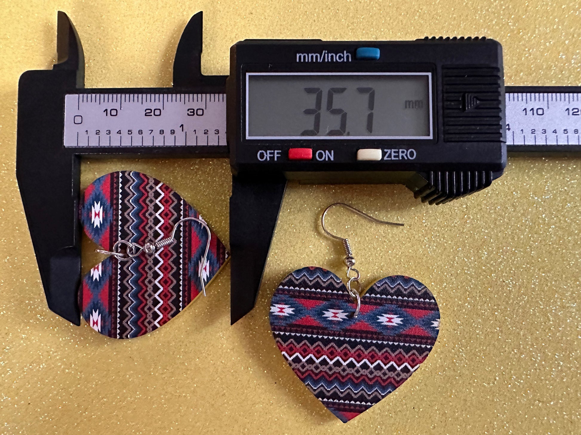 Aztec Design Earrings: Laser Cut Acrylic Earrings, Travel, Pattern, Culture, Cultural, Colorful, Design, Unique, Best Gifts for Her/Him/Them