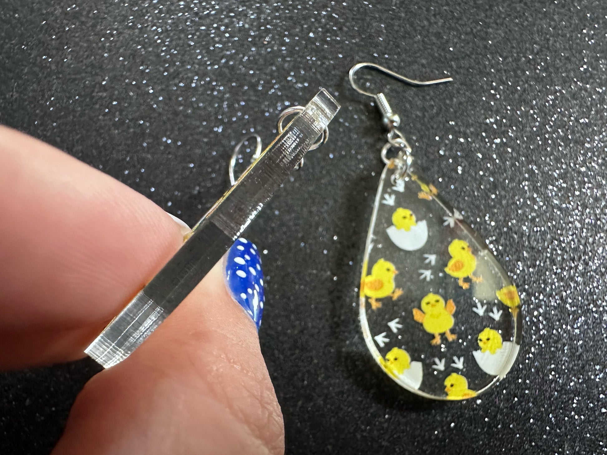 Baby Chick Earrings: Easter Earrings, Hatchlings, Peeps, Egg Shell, Baby Chicken, Farm, Animals, Yellow Chicks, Best Gifts for Her/Him/Them