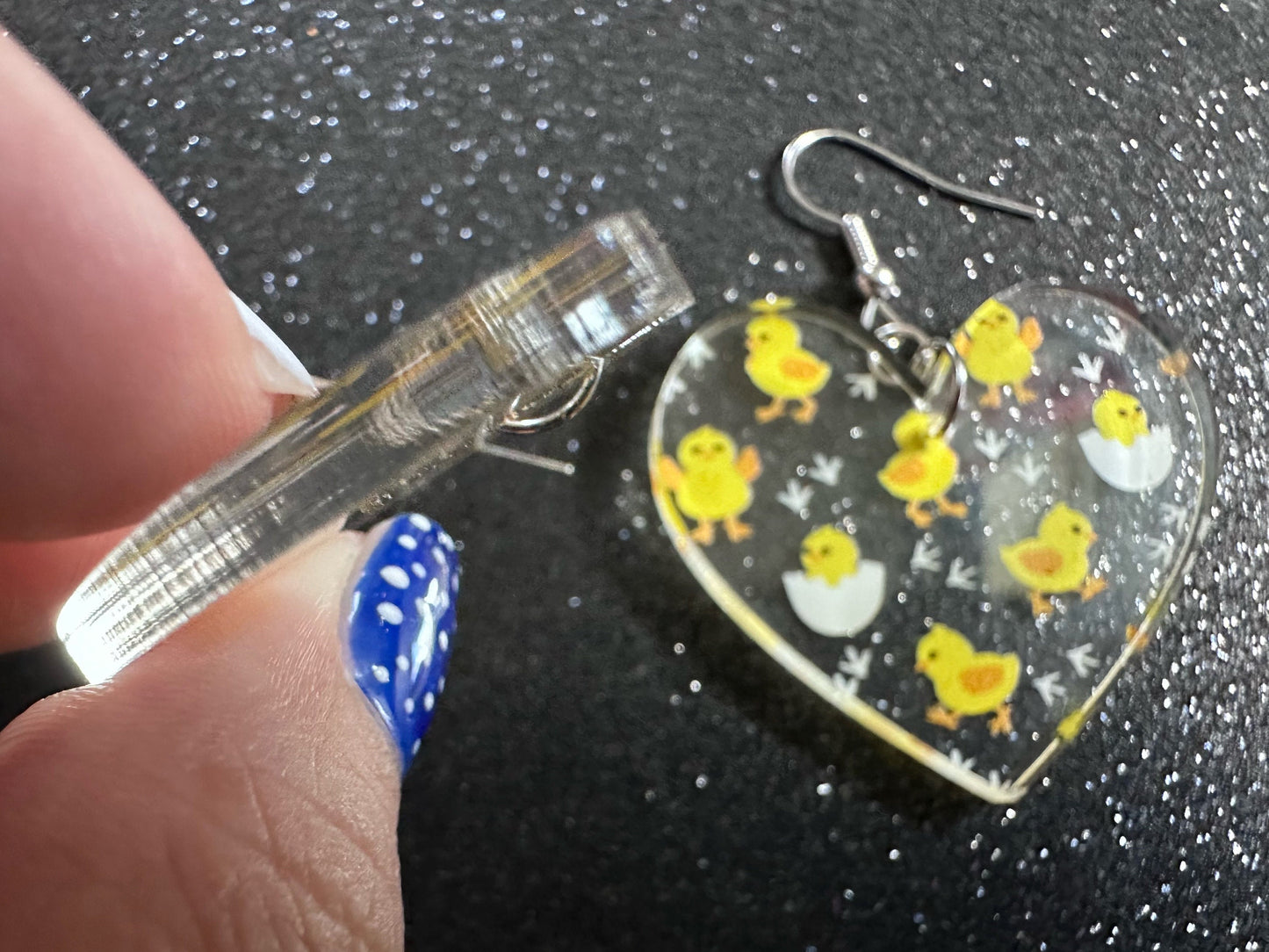 Baby Chick Earrings: Easter Earrings, Hatchlings, Peeps, Egg Shell, Baby Chicken, Farm, Animals, Yellow Chicks, Best Gifts for Her/Him/Them