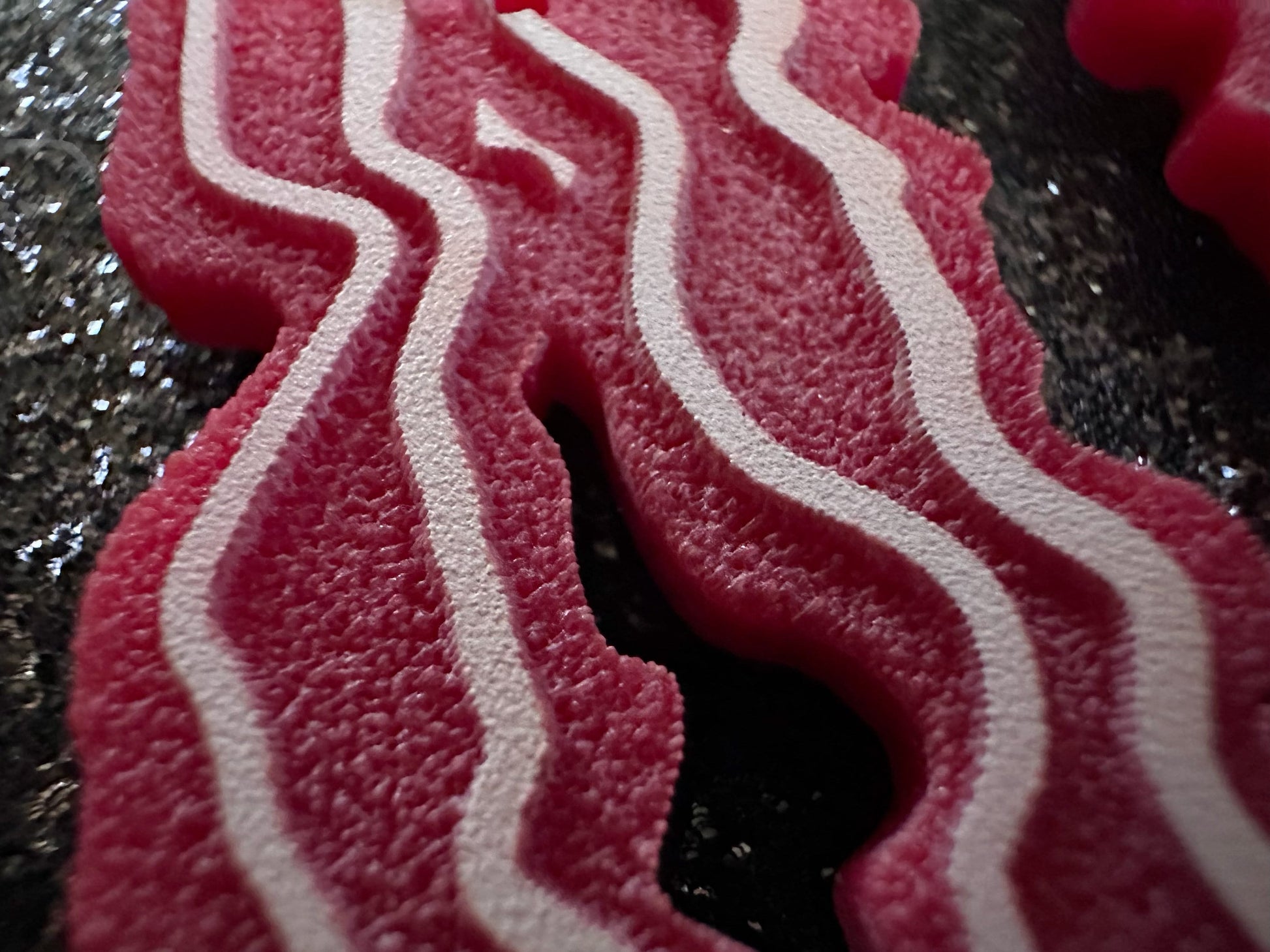 Bacon Earrings: Laser Cut Acrylic Bacon Strips, Breakfast, Cooking, Bacon Strips, Pork, Food Earrings, Meat, Best Gifts for Her/Him/Them