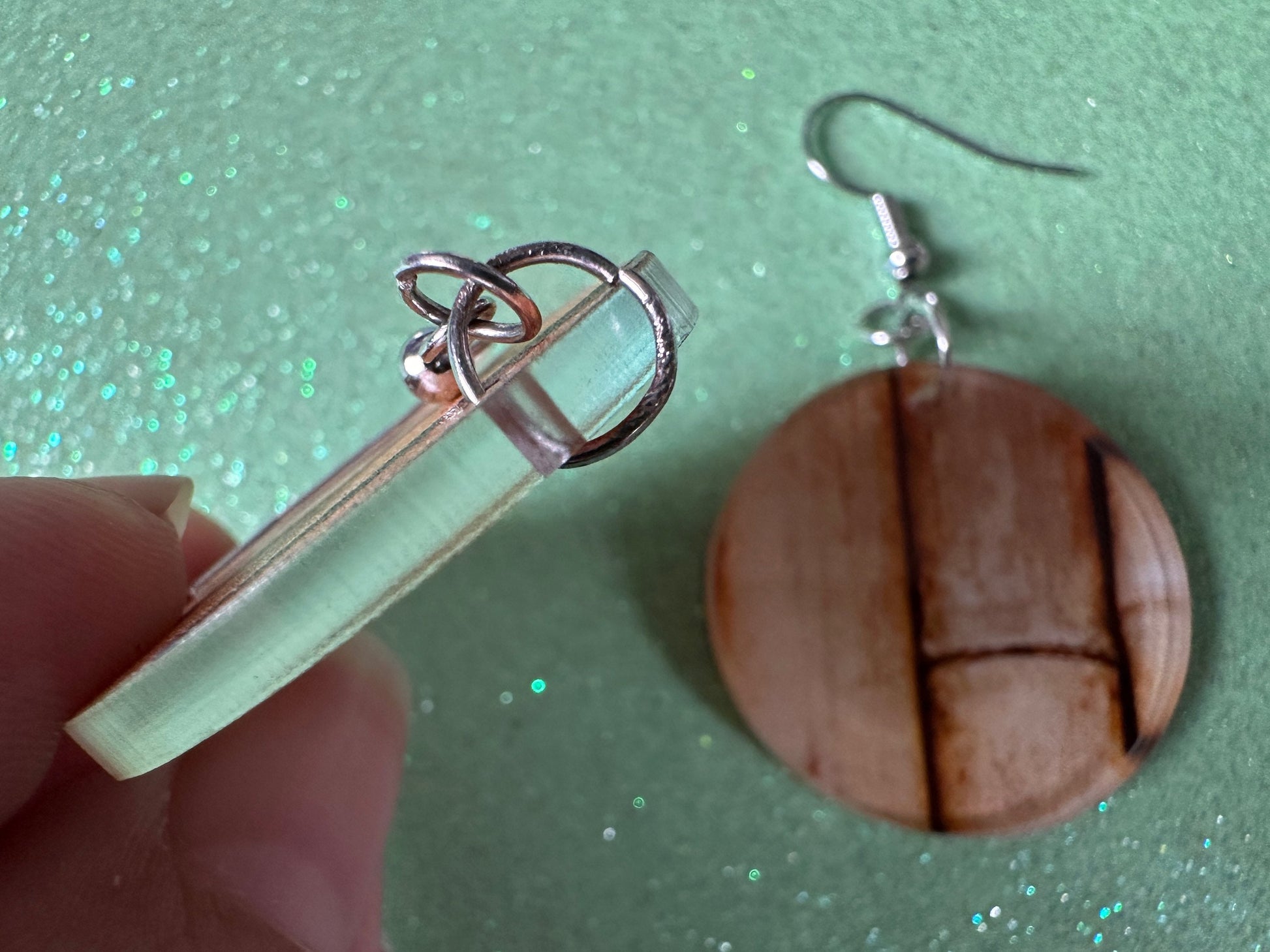 Bamboo Earrings: Laser Cut Acrylic Bamboo Shoots, Floral, Forest, Botany, Bamboo Shoots, Panda, Chinese Plant, Best Gifts for Her/Him/Them