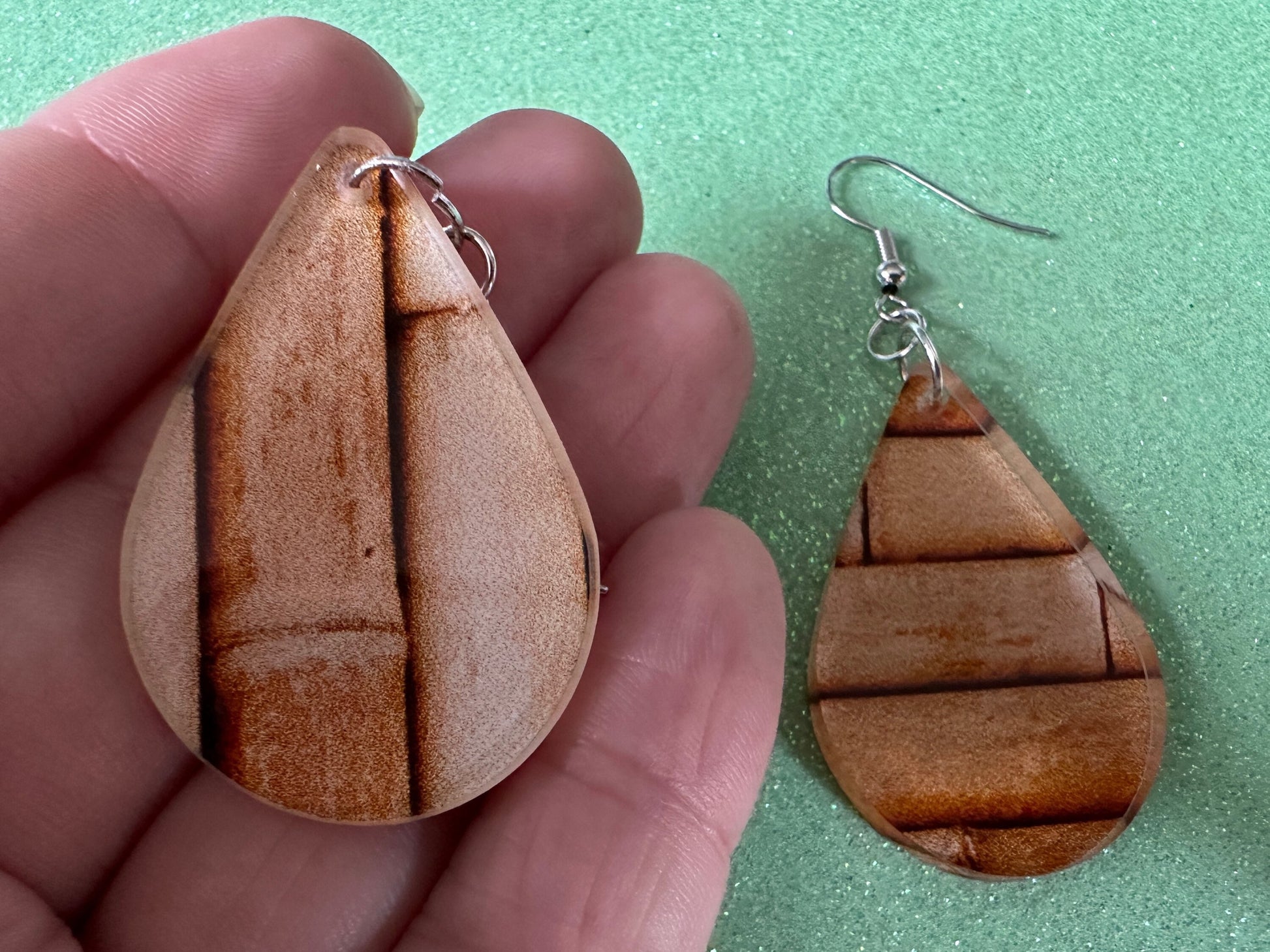 Bamboo Earrings: Laser Cut Acrylic Bamboo Shoots, Floral, Forest, Botany, Bamboo Shoots, Panda, Chinese Plant, Best Gifts for Her/Him/Them