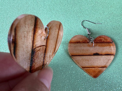 Bamboo Earrings: Laser Cut Acrylic Bamboo Shoots, Floral, Forest, Botany, Bamboo Shoots, Panda, Chinese Plant, Best Gifts for Her/Him/Them