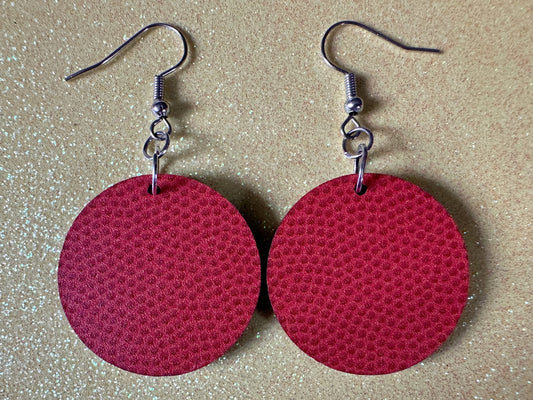 Basketball Earrings: Laser Cut Acrylic Basketball Print, Sports, NBA, PE Class, Sports Team, Sport Teams, Best Gifts for Her/Him/Them