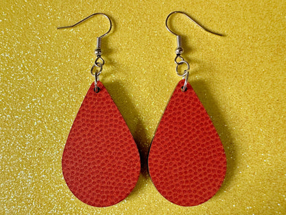 Basketball Earrings: Laser Cut Acrylic Basketball Print, Sports, NBA, PE Class, Sports Team, Sport Teams, Best Gifts for Her/Him/Them