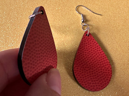 Basketball Earrings: Laser Cut Acrylic Basketball Print, Sports, NBA, PE Class, Sports Team, Sport Teams, Best Gifts for Her/Him/Them