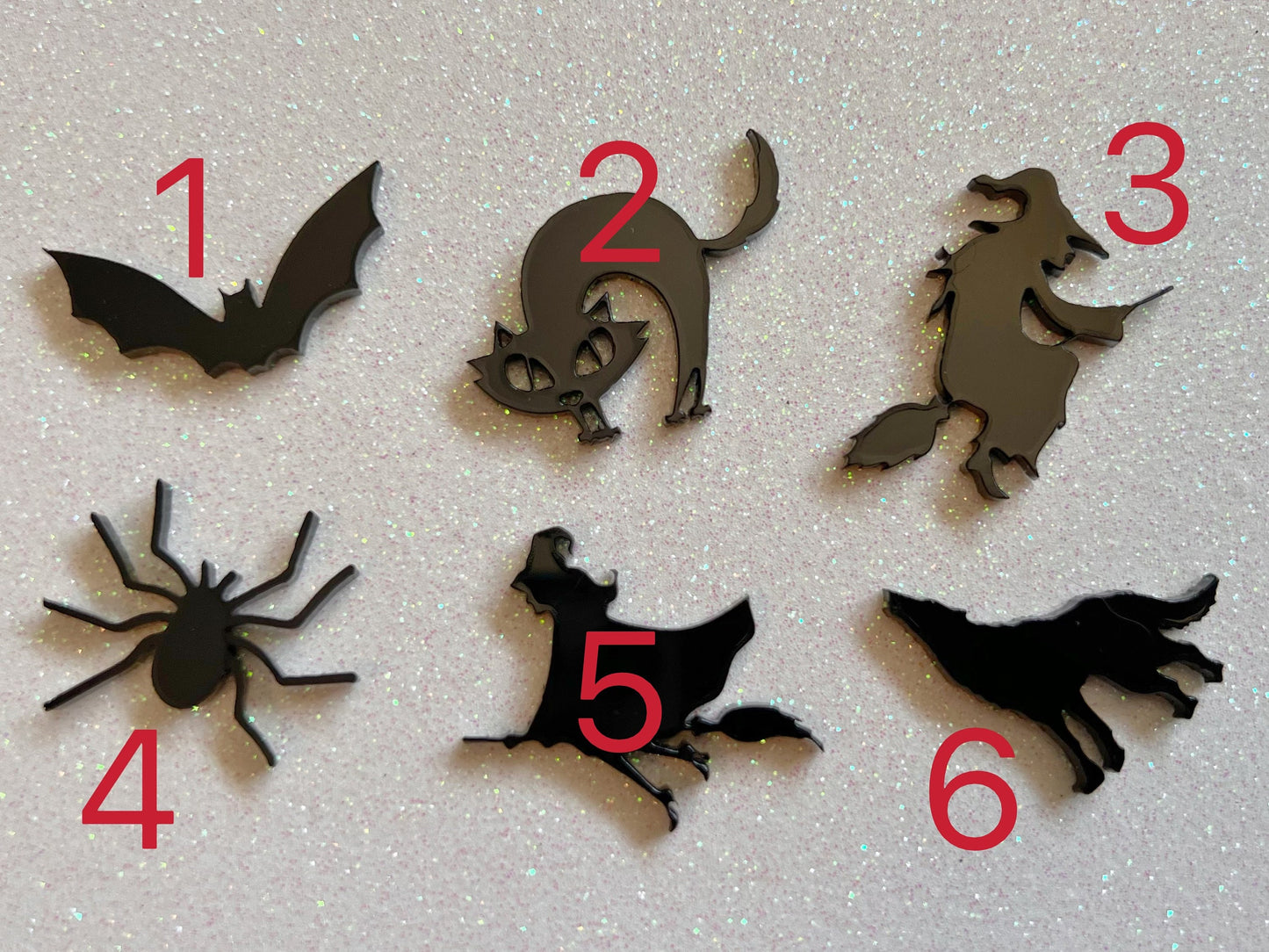 Bats & Full Moon Earrings: Laser Cut Acrylic Halloween Earrings, Silhouette Bats, Vampire, Horror, Scary, Best Gifts for Her/Him/Them