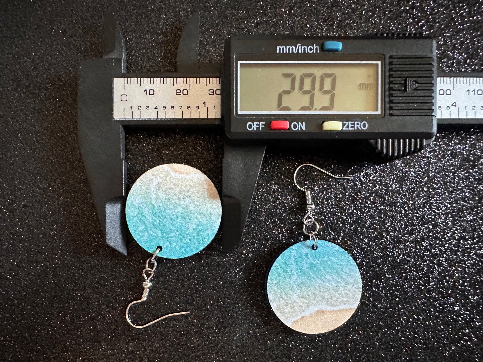 Beach Earrings: Laser Cut Acrylic Waves, Surfing, Waves, Tropical Vacation, Holiday, Hawaii, Island Life, Sea, Best Gifts for Her/Him/Them