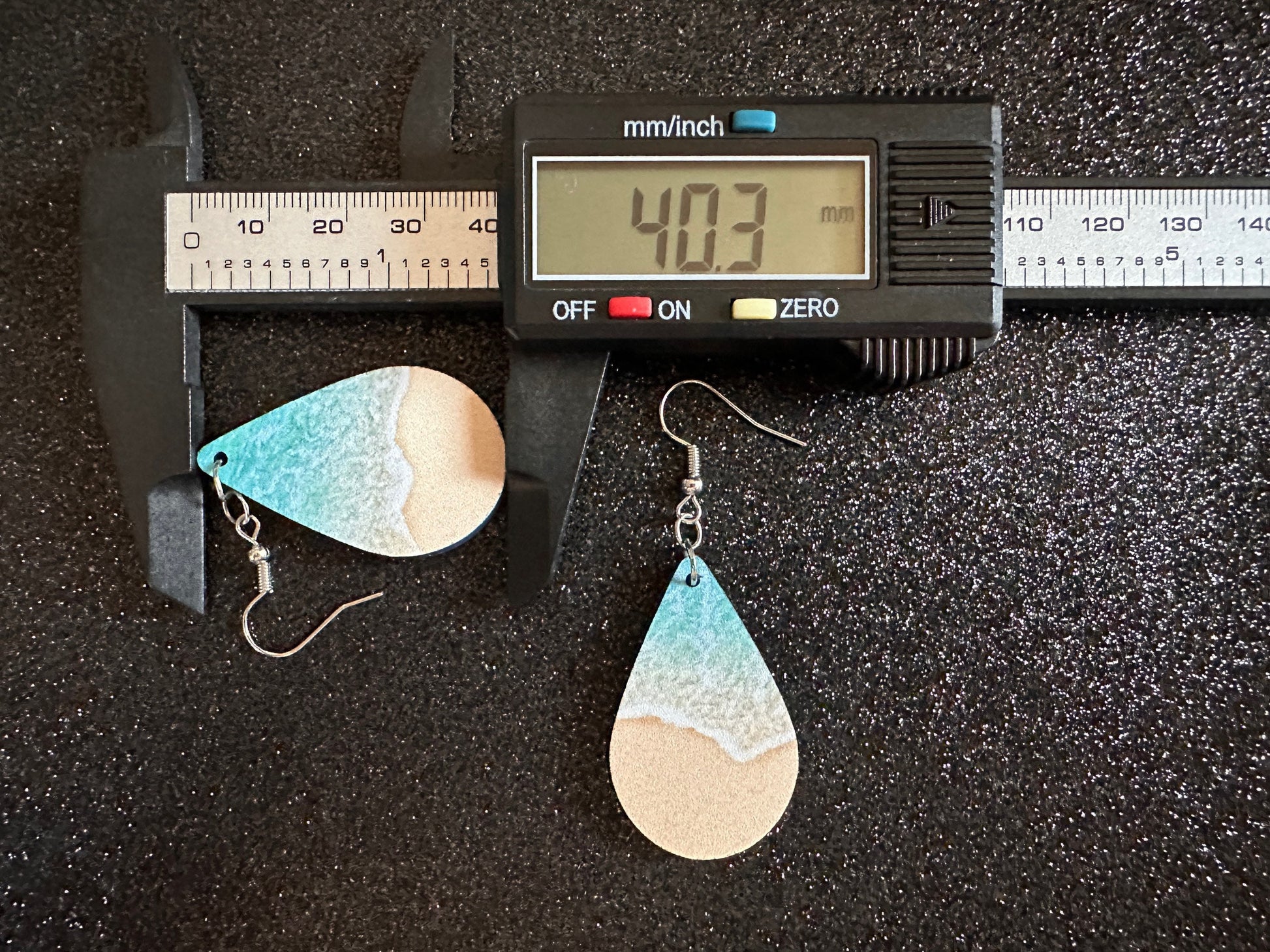Beach Earrings: Laser Cut Acrylic Waves, Surfing, Waves, Tropical Vacation, Holiday, Hawaii, Island Life, Sea, Best Gifts for Her/Him/Them