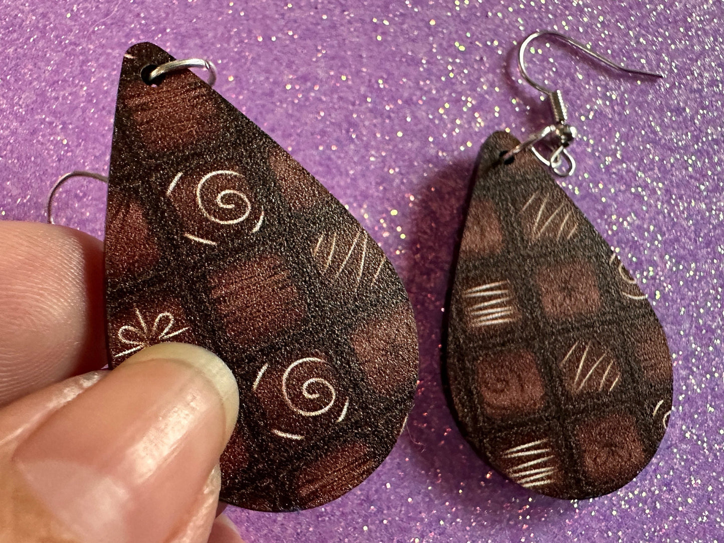 Box of Choclates Earrings: Laser Cut Acrylic Chocolate, Truffles, Gourmet, Candy, Valentine's Day, Dessert, Best Gifts for Her/Him/Them