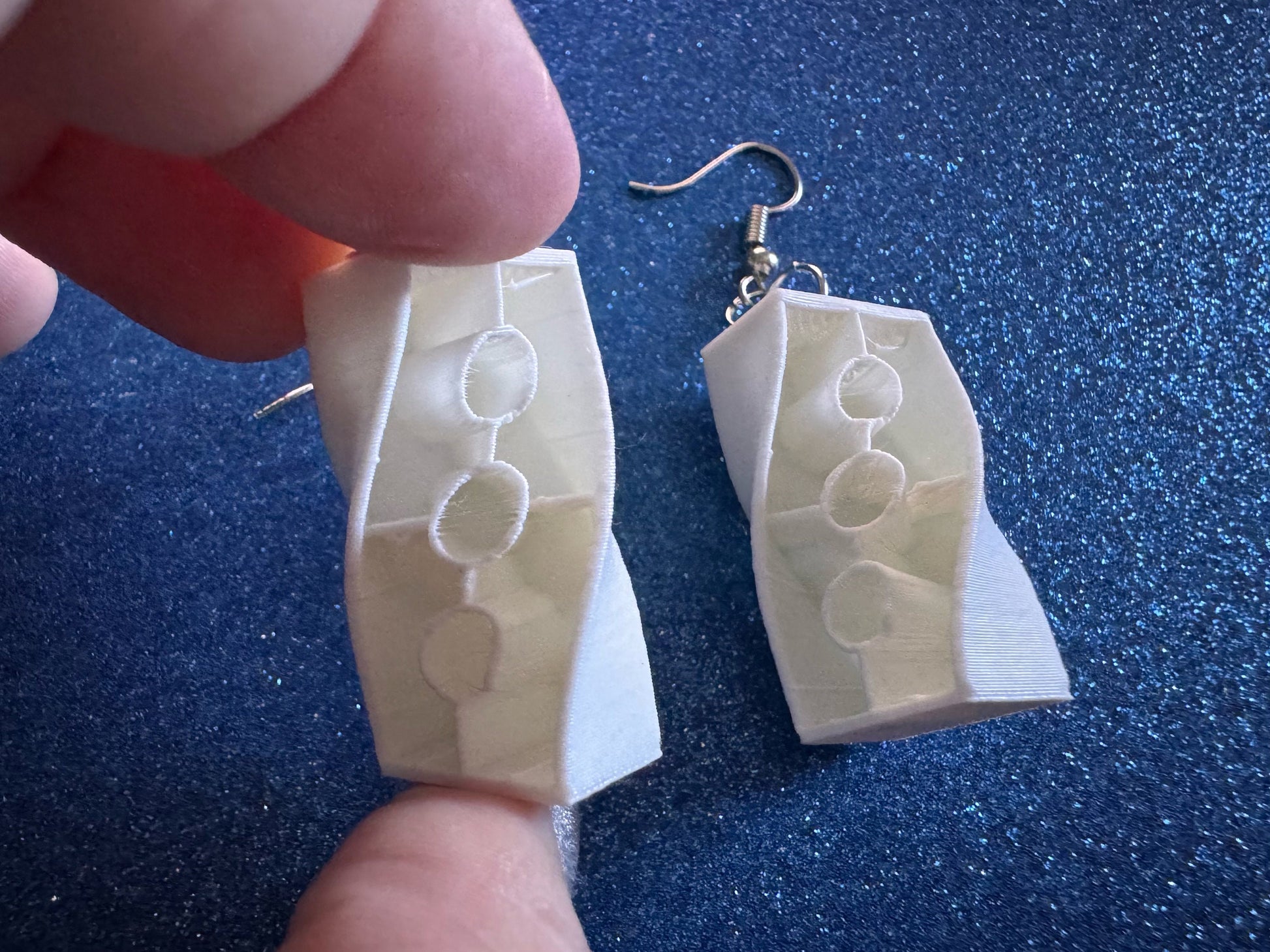 Building Block Earrings: 3D Printed Bricks, Brick Wall, Construction, Architecture, Building, Toys, Game, Best Gifts for Her/Him/Them
