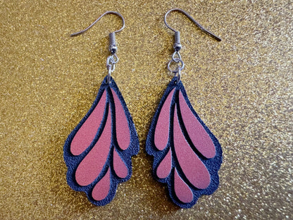 Butterfly Wing Earrings: Laser Cut Acrylic Butterflies, Summer, Monarch, Insects, Bugs, Orange Wings, Best Gifts for Her/Him/Them