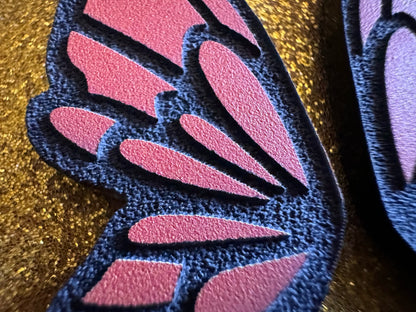 Butterfly Wing Earrings: Laser Cut Acrylic Butterflies, Summer, Monarch, Insects, Bugs, Orange Wings, Best Gifts for Her/Him/Them