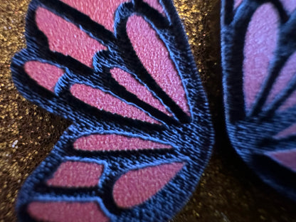 Butterfly Wing Earrings: Laser Cut Acrylic Butterflies, Summer, Monarch, Insects, Bugs, Orange Wings, Best Gifts for Her/Him/Them