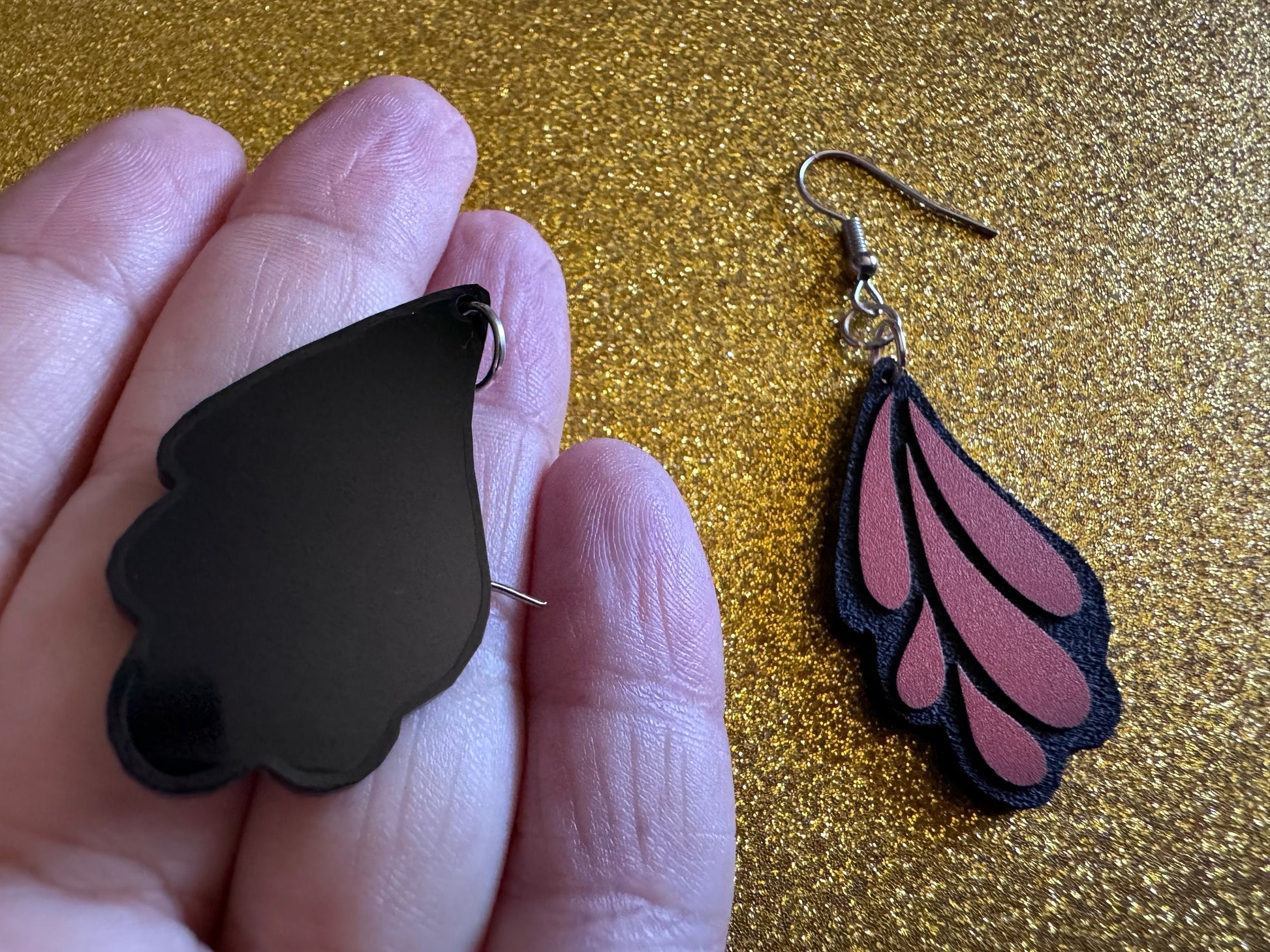 Butterfly Wing Earrings: Laser Cut Acrylic Butterflies, Summer, Monarch, Insects, Bugs, Orange Wings, Best Gifts for Her/Him/Them