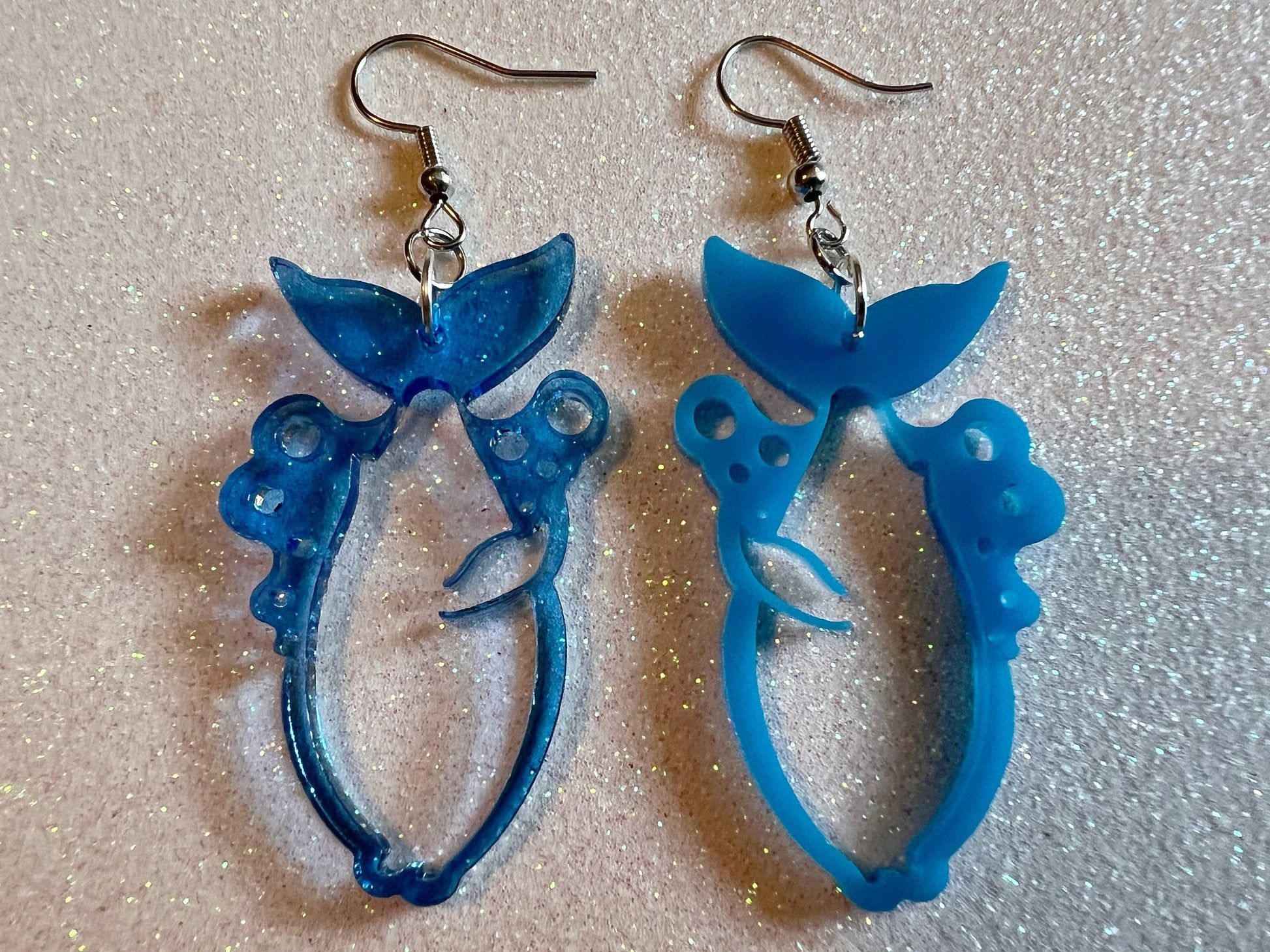 CLEARANCE - Whale Earrings: Laser Cut Acrylic Whales, Ocean Animals, Sea Creatures, Fish, Aquatic, Best Gifts for Her/Him/Them