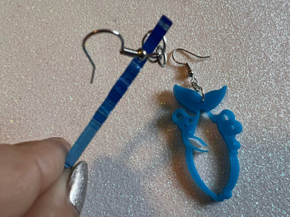 CLEARANCE - Whale Earrings: Laser Cut Acrylic Whales, Ocean Animals, Sea Creatures, Fish, Aquatic, Best Gifts for Her/Him/Them