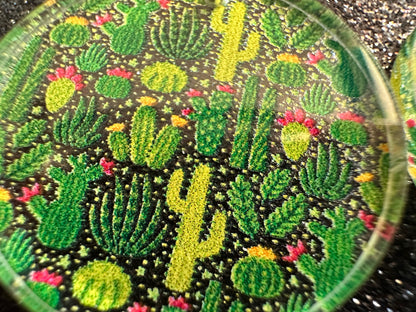 Cactus Earrings: Laser Cut Acrylic Cacti, Green Earrings, Plants, Tropical, Cactuses, Desert, Floral, Gardening, Best Gifts for Her/Him/Them