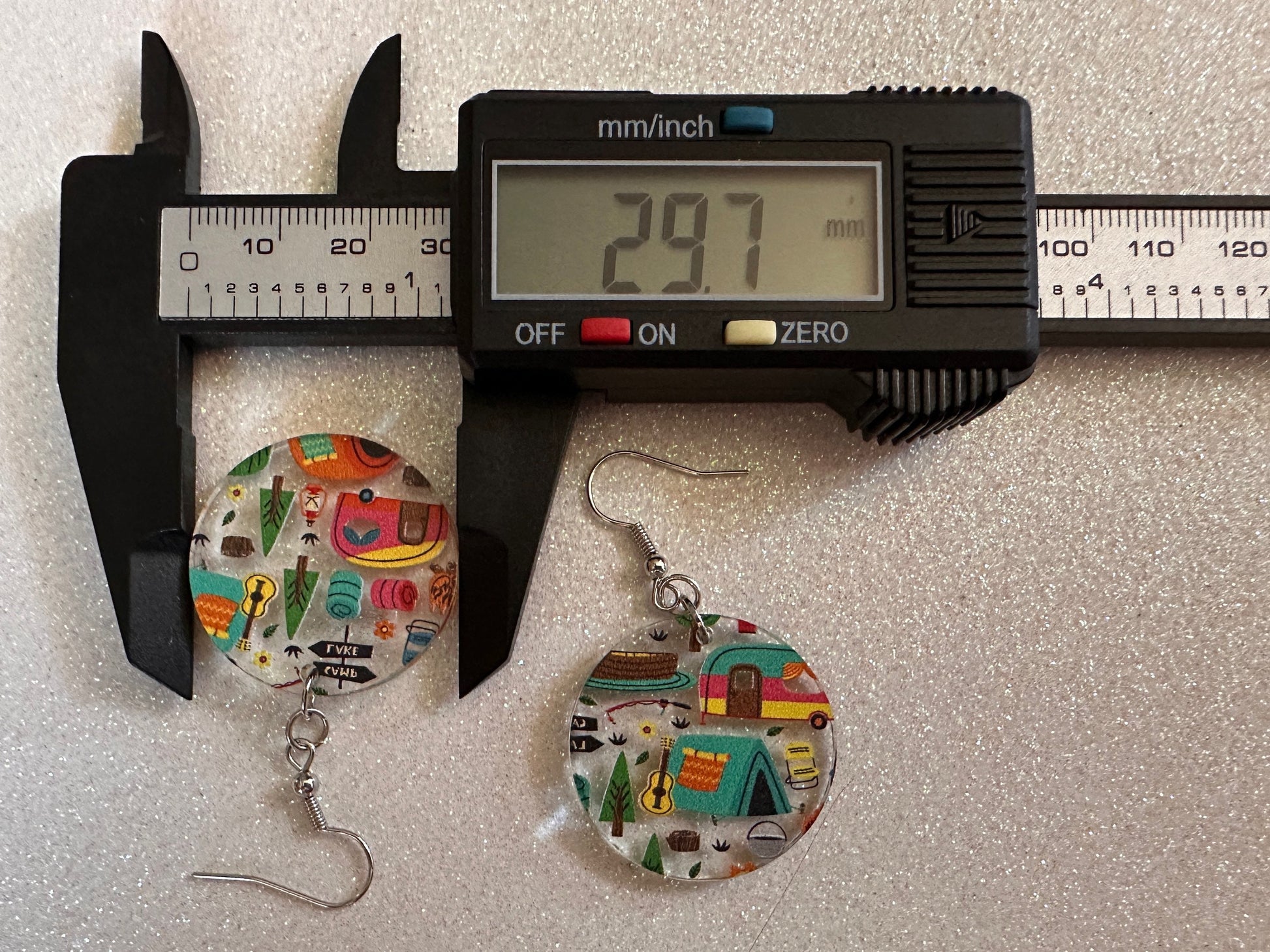 Camping Earrings: Laser Cut Acrylic Campsites, Tent, Glamping, Camp Fire, Forest, Nature, Travel, Adventure, Trip, Gifts for Her/Him/Them
