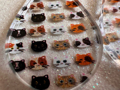 Cat Earrings: Laser Cut Acrylic Cats, Pet, Kitty, Kitten, Pussy Cat, Animals, Ginger Cat, Black Cat, White Cat, Best Gifts for Her/Him/Them