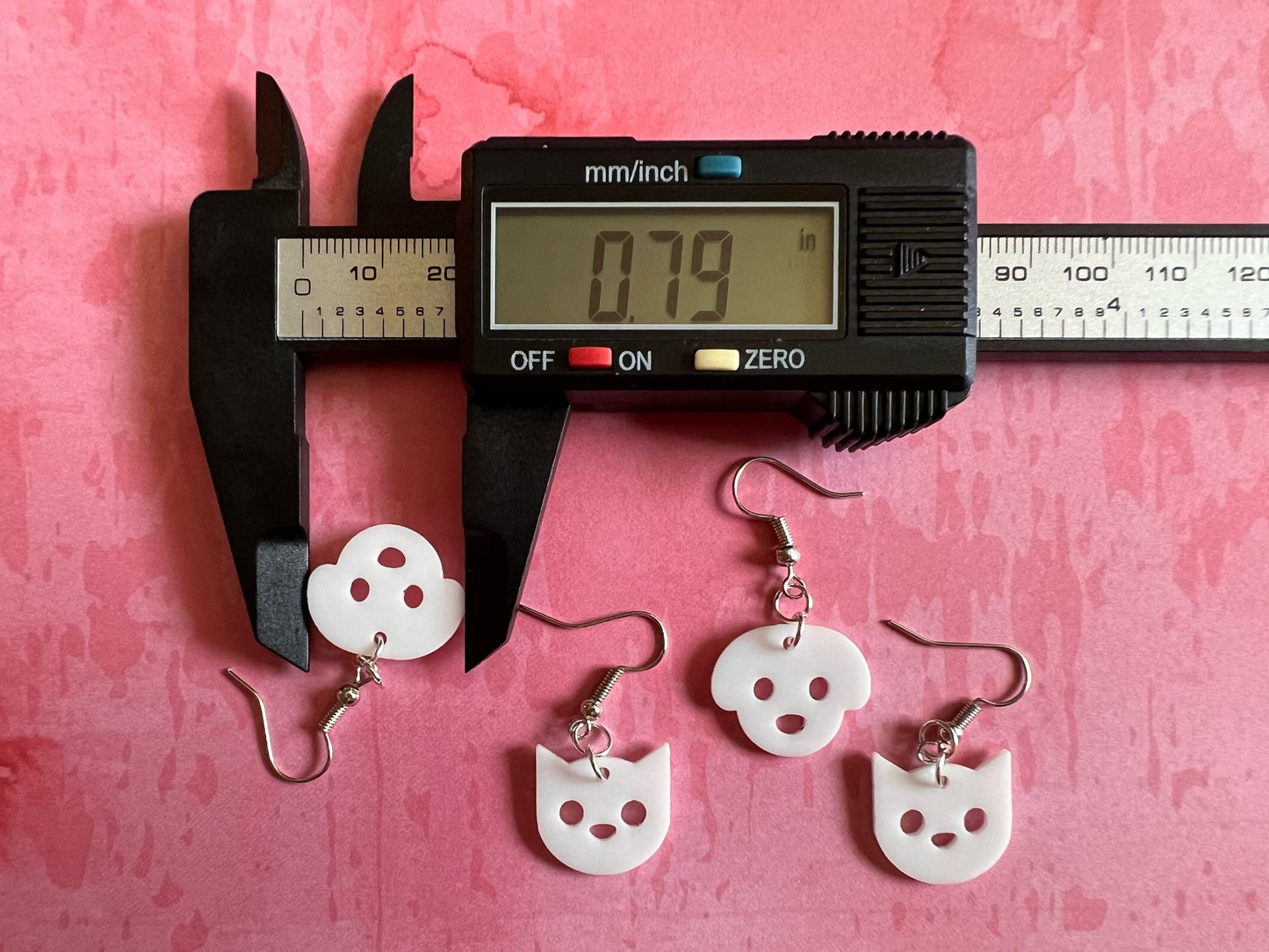 Cat and Dog Earrings: Laser Cut Acrylic Pets, Animals, Canine, Feline, Best Gifts for Her/Him/Them