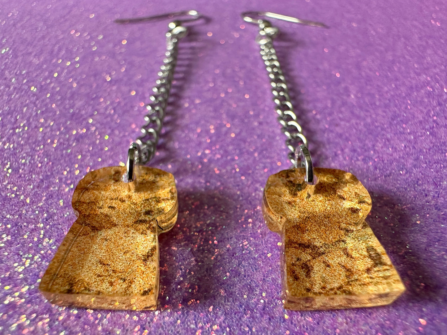 Champagne Cork Earrings: Laser Cut Acrylic Champagne Corks, NYE, New Year's Eve Party, Great Gatsby, Alcohol, Best Gifts for Her/Him/Them