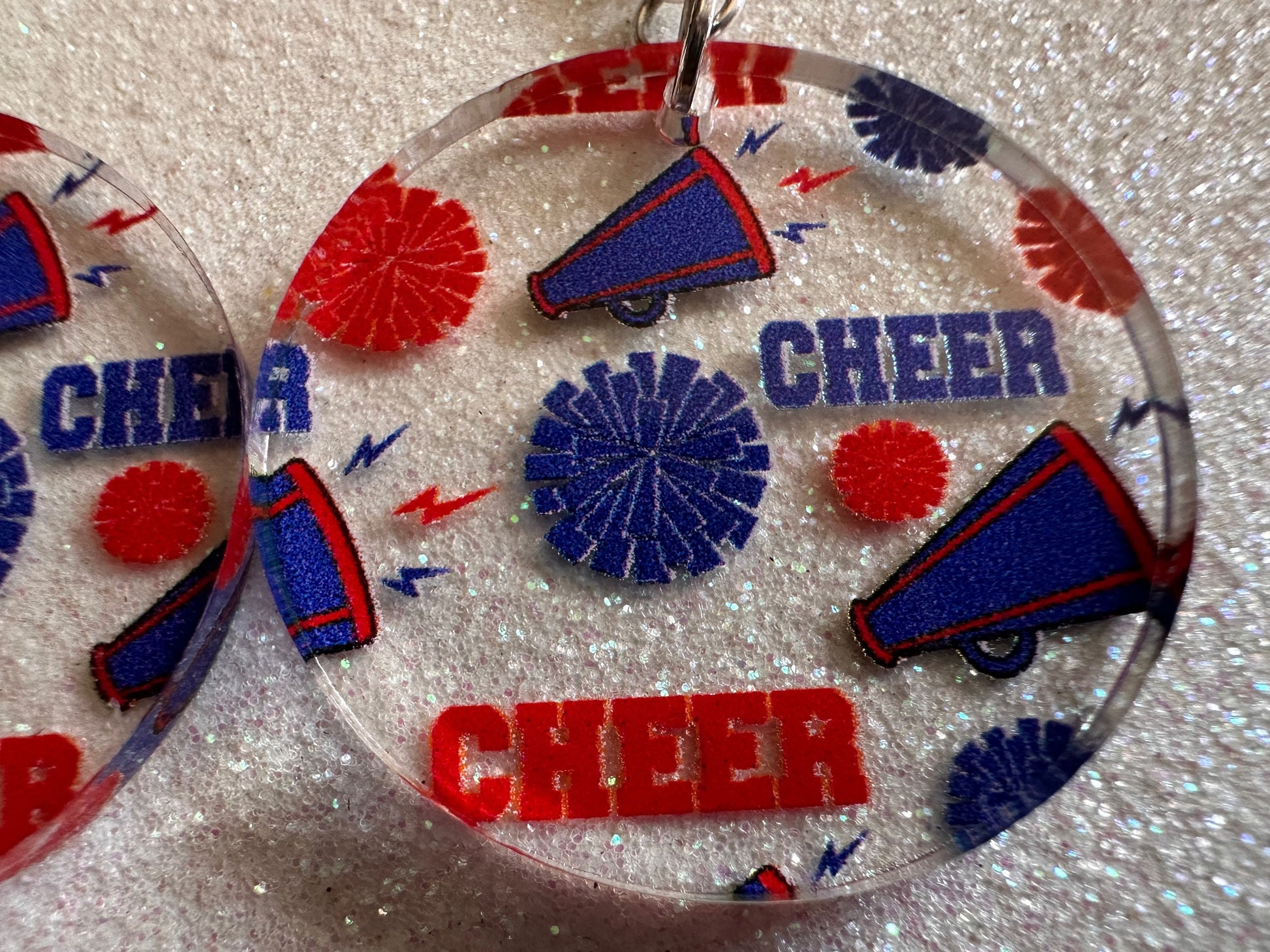 Cheerleading Earrings: Laser Cut Acrylic Earrings, Sports, Chearleader, Cheer, Cheer Captain, Sport Team, Sport, Best Gifts for Her/Him/Them